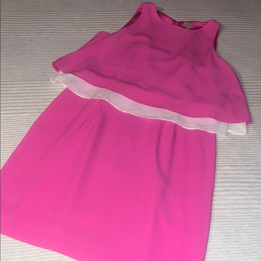Daniel Cremieux Pink Halter Sheath Dress